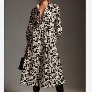Anthropologie Bettina Midi Dress